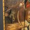 Biombo plegable victoriano pintado al óleo con motivo de batalla de caballería, década de 1890, Imagen 12