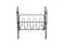 Metal Magazine Rack, Sweden, 1950s, Image 1