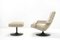 Lounge Swivel Chair & Ottoman by Geoffrey David Harcourt for Artifort, 1970s, Set of 2 3