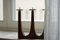 Mid-Century Three Flame Candlestick in Rosewood, 1960s, Image 5