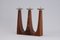 Mid-Century Three Flame Candlestick in Rosewood, 1960s 1