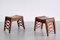 Stools in Chestnut Wood attributed to Piero Portaluppi, Italy, 1930s, Set of 2 4