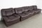 Modular Panarea Leather Sofa, 1970s, Set of 5 2