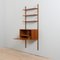 Teak Wall Unit with Secretaire Desk Cabinet and Shelves by Poul Cadovius for Cado, Denmark, 1960s 7