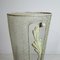 Metal Umbrella Stand with Embellished Leaf, 1950s 4