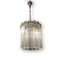 Lámpara colgante Trilobi italiana de cristal de Murano, años 60, Imagen 3