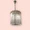 Lámpara colgante Trilobi italiana de cristal de Murano, años 60, Imagen 7
