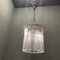 Lámpara colgante Trilobi italiana de cristal de Murano, años 60, Imagen 10