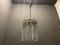 Lámpara colgante Trilobi italiana de cristal de Murano, años 60, Imagen 4