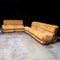 Velvet Modular Sofa, 1970s, Set of 5 1
