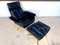 Large Model Siesta 62 Leather Lounge Chair & Ottoman by Jaques Brûle for Hans Kaufeld, Germany, 1960s , Set of 2, Image 10