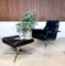 Large Model Siesta 62 Leather Lounge Chair & Ottoman by Jaques Brûle for Hans Kaufeld, Germany, 1960s , Set of 2, Image 4