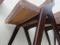 French Modernist Dining Chairs with Compass Frames, 1950s, Set of 4, Image 5
