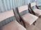 Sedie da pranzo moderniste con strutture a compasso, Francia, anni '50, set di 4, Immagine 12