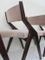 French Modernist Dining Chairs with Compass Frames, 1950s, Set of 4 2