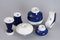 Mid-Century Vase in White and Blue Porcelain from KPM Berlin, 1950s, Set of 6 5