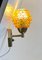 Danish Brass & Glass Wall Sconce by J. Sommer, 1960s, Image 4