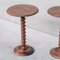 French Turned Wood Side Tables, 1960s, Set of 2 4