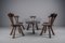 Brutalist Sculptured Chairs in the Style of Alexandre Noll, 1960s, Set of 5 6