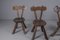 Brutalist Sculptured Chairs in the Style of Alexandre Noll, 1960s, Set of 5, Image 7