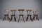 Brutalist Sculptured Chairs in the Style of Alexandre Noll, 1960s, Set of 5, Image 11