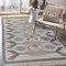 Schwedischer Vintage Kilim Ingegerd Silow Teppich mit geometrischem Muster 2