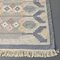 Schwedischer Vintage Kilim Ingegerd Silow Teppich mit geometrischem Muster 8