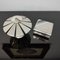 Art Deco Silver Plate and Black Enamel Cigarettes Box with Lid froim WMF Ikora, Image 4