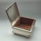 Art Deco Silver Plate and Black Enamel Cigarettes Box with Lid froim WMF Ikora 11