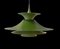 Dark Green Radius Pendant Lamp by Eric Balslev for Fog & Mørup, Denmark, 1970s 3