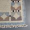 Schwedischer Vintage Kelim Teppich mit geometrischem Muster von Ida Rydelius, 1950er 10