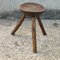 Early 20th Century Wood Milking Stool 6