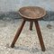 Early 20th Century Wood Milking Stool 7