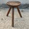 Early 20th Century Wood Milking Stool 4