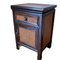 Vintage Nightstands with Drawers and Doors, Set of 2 8