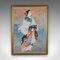 Japanischer Vintage Geisha Vintage Druck, 1950er 2