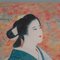 Stampa vintage con cornice di geisha, Giappone, anni '50, Immagine 4