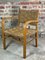 Dutch Rope and Wood Lounge Chair from Vroom & Dreesman, 1960s, Image 1