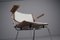 Bamington Chair in White Leather with Armrests by Nanna Ditzel, 1960s 3
