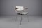 Bamington Chair in White Leather with Armrests by Nanna Ditzel, 1960s 1