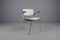 Bamington Chair in White Leather with Armrests by Nanna Ditzel, 1960s, Image 1