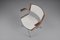 Bamington Chair in White Leather with Armrests by Nanna Ditzel, 1960s 10