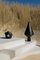 Black 15 Decorative Object and Table Mirror in Bucchero by Studio Lievito + Maddalena Vantaggi 4