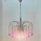 Murano Glass Teardrop Waterfall Chandelier, Italy, 1970s, Image 7