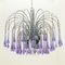 Murano Glass Teardrop Waterfall Chandelier, Italy, 1970s, Image 4