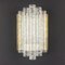 Ice Glass Wall Light from Doria Leuchten, Germany, 1960s, Image 3