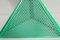 Cesto triangular de metal perforado, años 80, Imagen 6