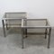 Steel and Brass Tables, 1970s, Set of 2, Image 4