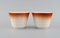 Herb Pots in Glazed Porcelain by Wilhelm Kåge for Gustavsberg, 1960s, Set of 4 3