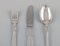 Art Deco No. 7. Lunch Service in Silver for 10 by Hans Hansen, 1930s, Set of 32 3